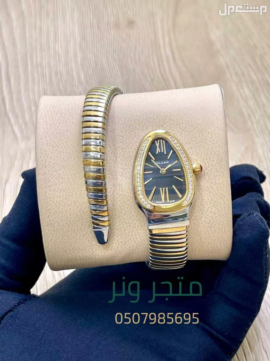 اكتشف الأناقة الخالدة مع ساعة بولغاري سيربنتي توبوغاس النسائية