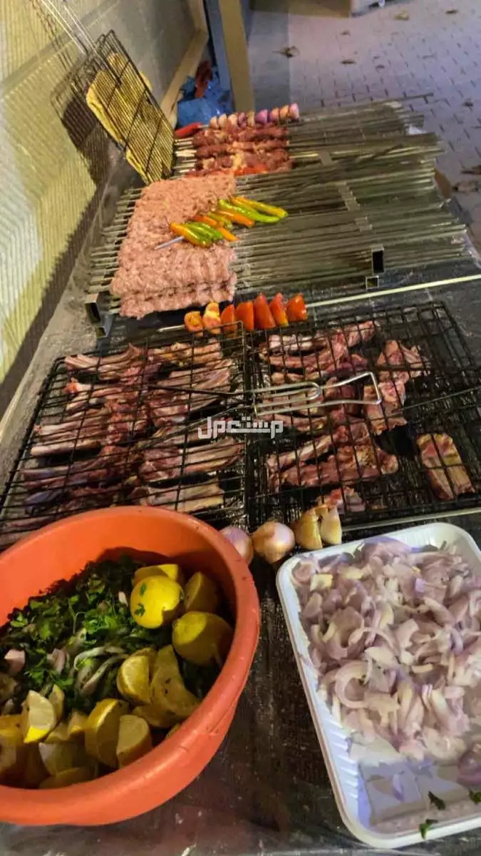 معلم مشاوي مشويات شوي طلاعات بر بيون استراحات