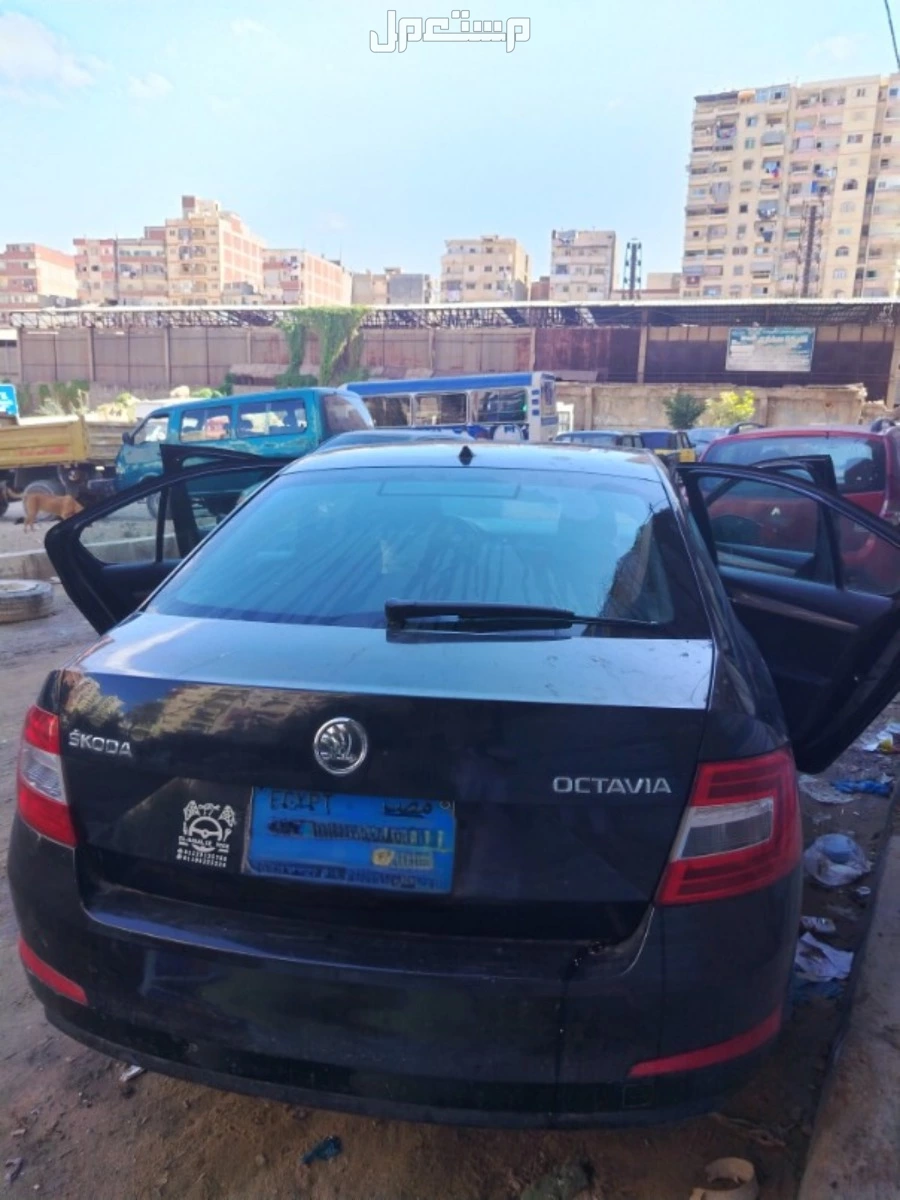سكودا اوكتافيا 2015 مستعملة للبيع في قسم أول المنتزة بسعر 880 ألف جنيه مصري