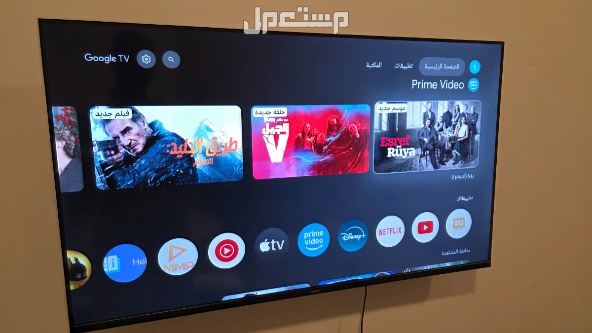 شاشة سمارت 41بوصه 2k  نظام ذكي قوقل تدعم جميع التطبيقات وحالتها ممتازه جدا