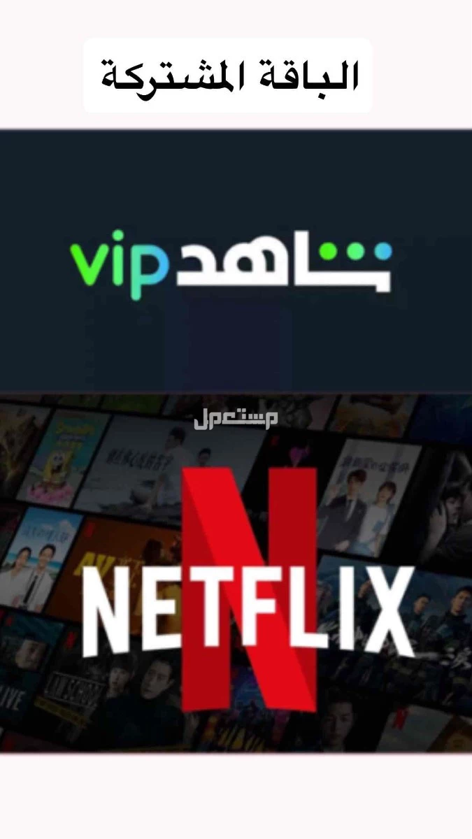 اشتراك نتفلكس و شاهد باقة مشتركة