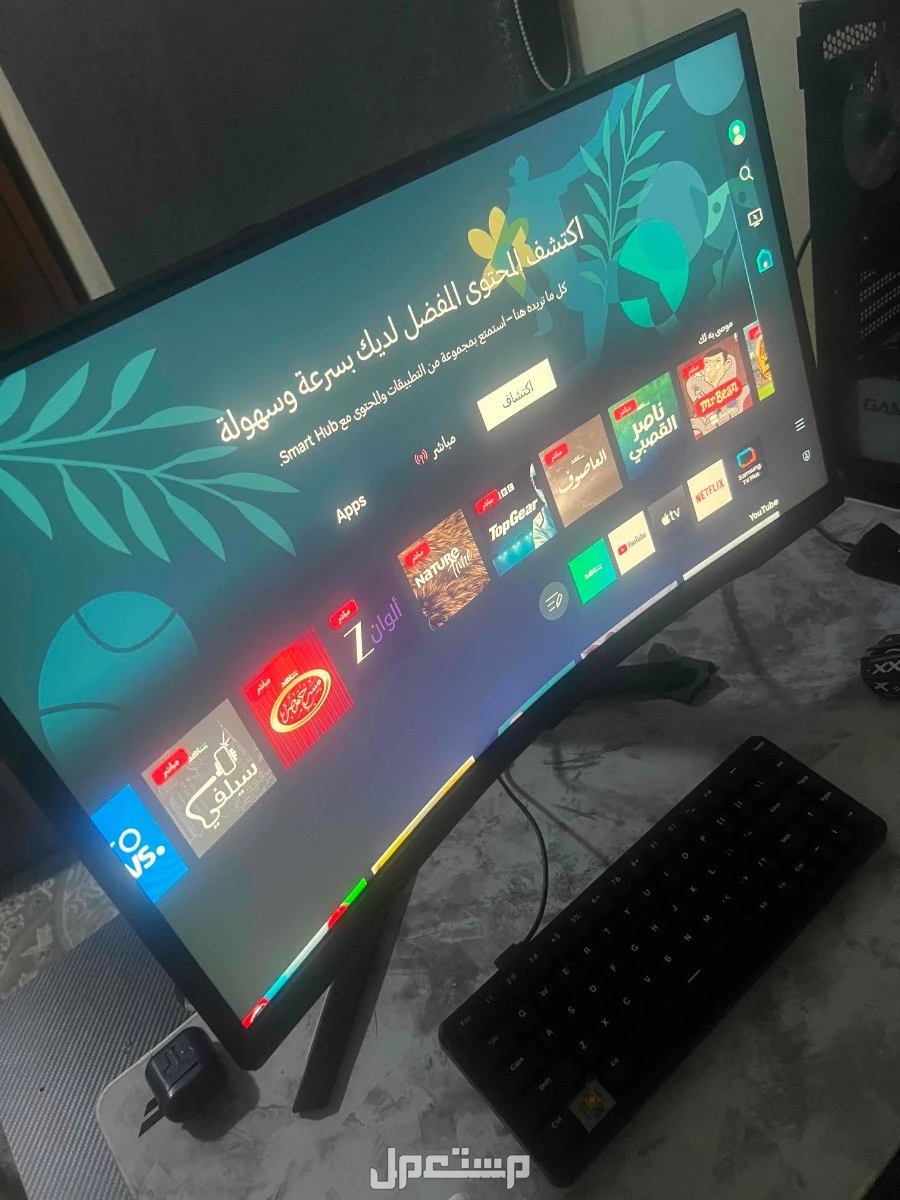 شاشه قيمنق 2k في الطايف بسعر 650