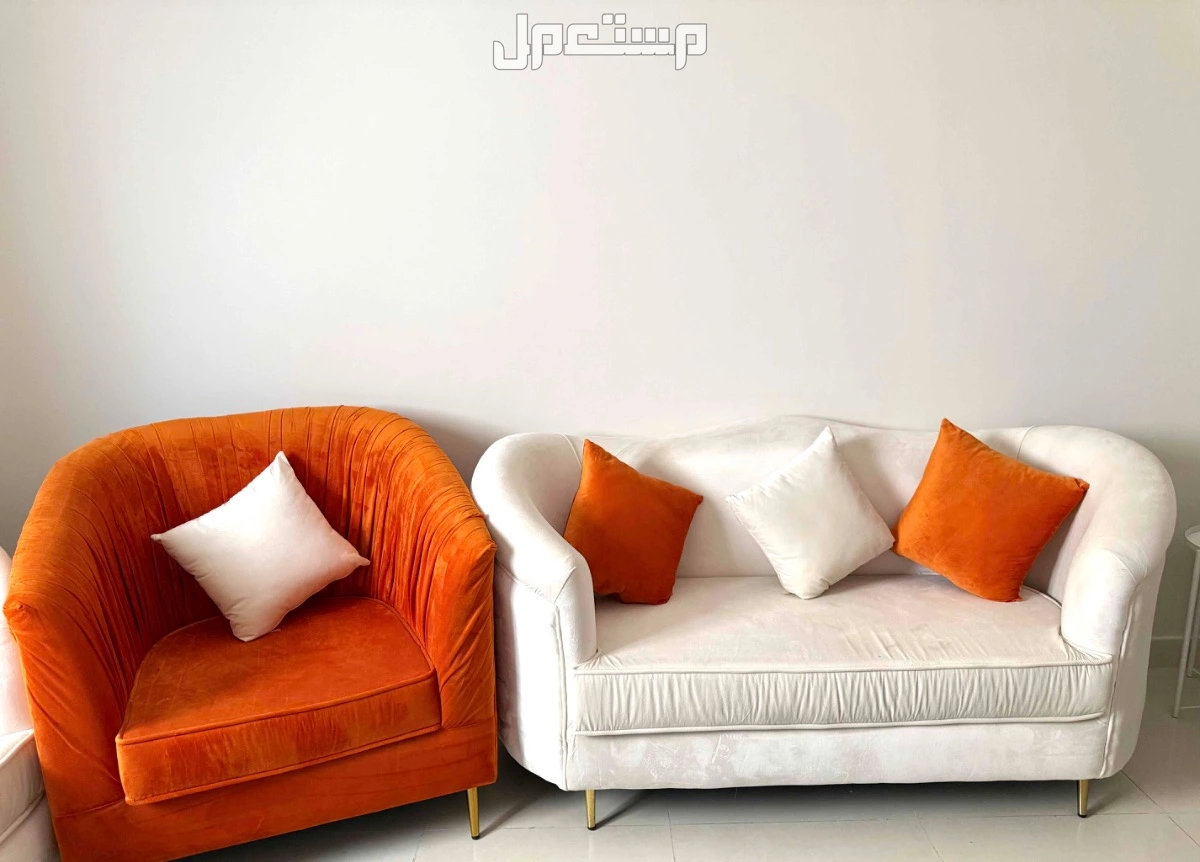 كنب مودرن جديد ما تم استخدامه من 5قطع