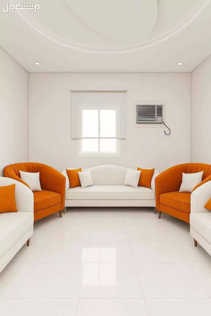 كنب مودرن جديد ما تم استخدامه من 5قطع