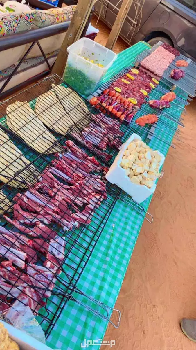 معلم مشاوي مشويات شوي استراحات مخيمات بيوت