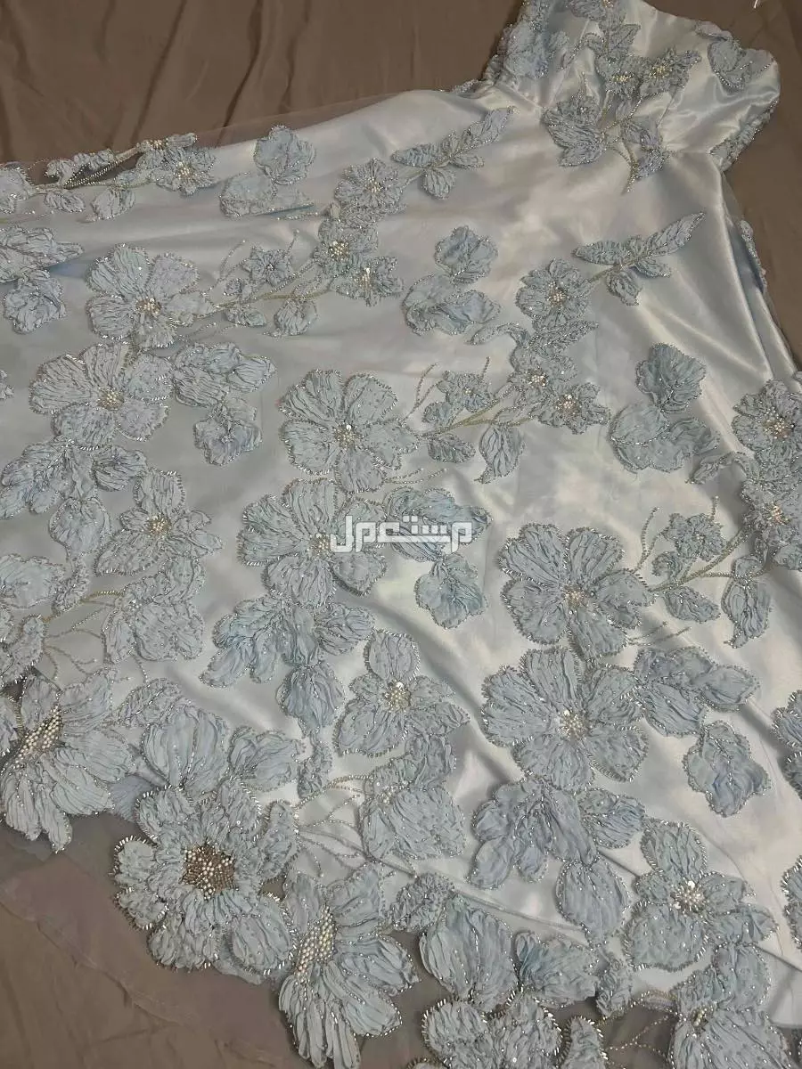 العزيزية الرياض شارع الدهاسية فستان سماوي لعروسه او مناسبة فخمه