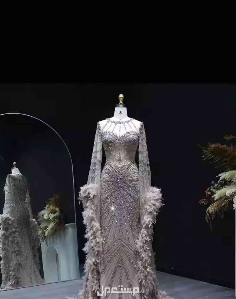فستان سهرة فخمم من المصمم شارون سعيد