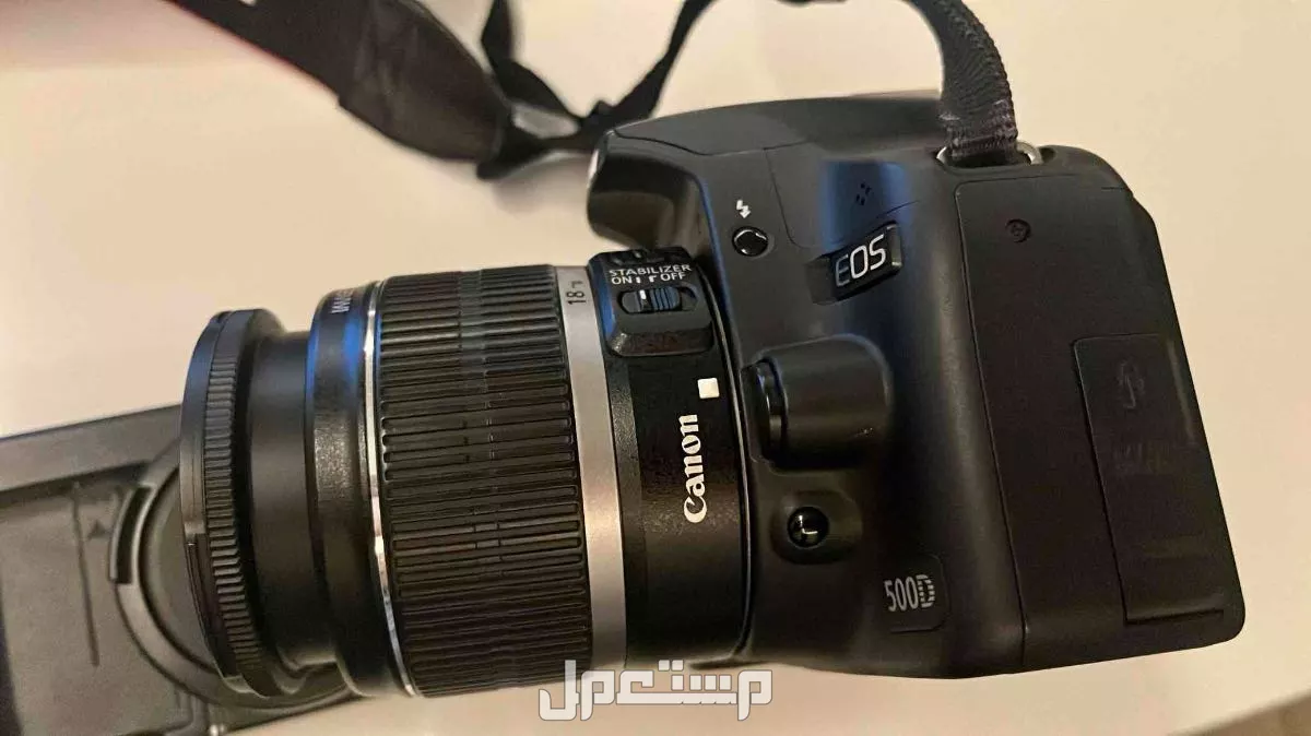 📸 للبيع كاميرا كانون Canon EOS 500D – DSLR – أخو الجديده