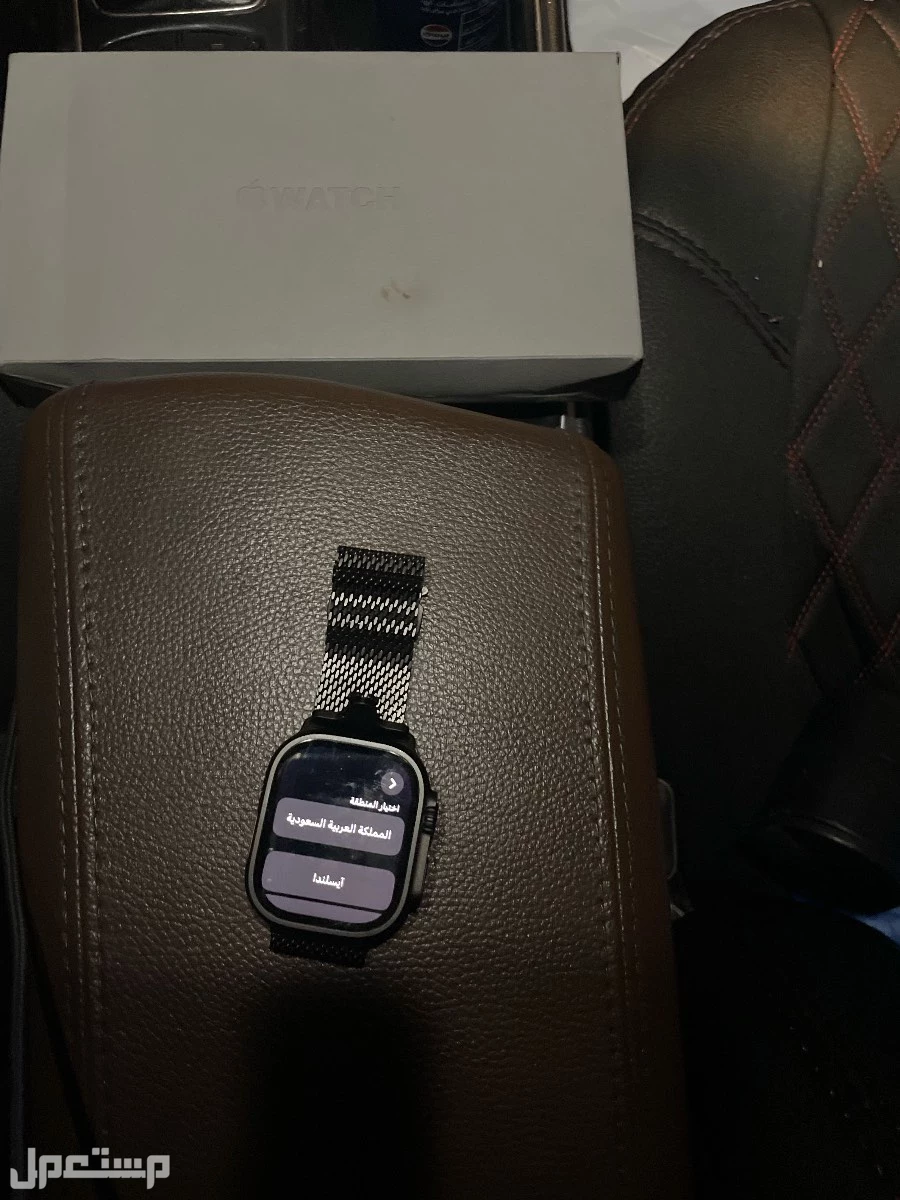 ساعة ابل الترا 2 بلاتينيوم في خميس مشيط بسعر 2200 ريال سعودي