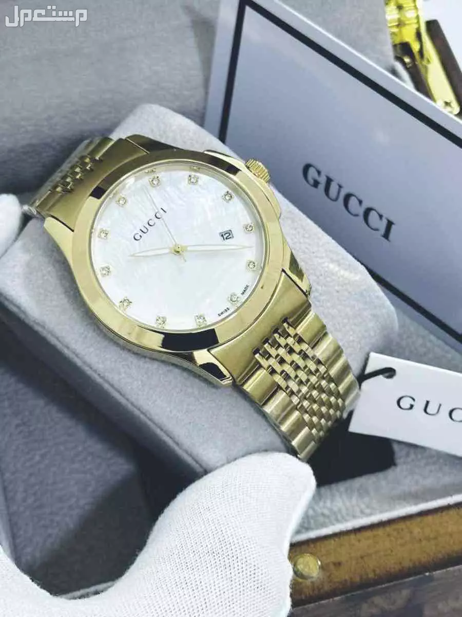 ساعات قوتشي رجالي درجة اولي طبق الاصل