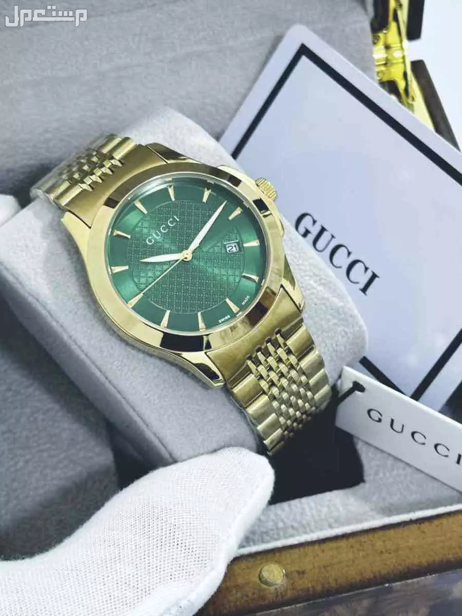 ساعات قوتشي رجالي درجة اولي طبق الاصل