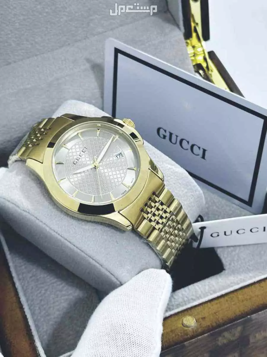 ساعات قوتشي رجالي درجة اولي طبق الاصل