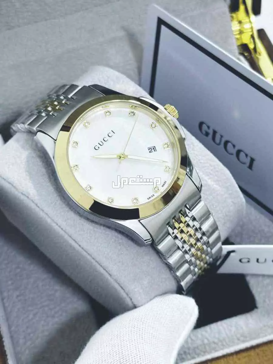 ساعات قوتشي رجالي درجة اولي طبق الاصل