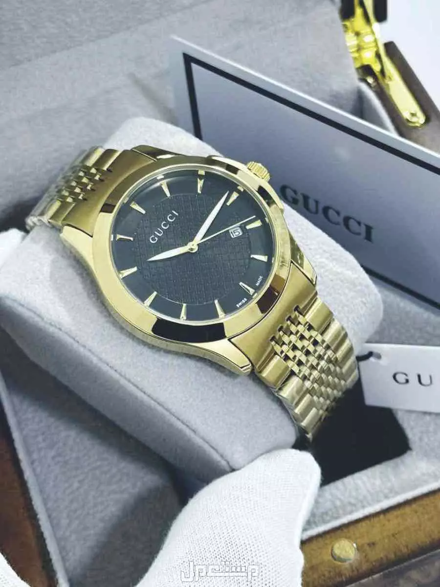 ساعات قوتشي رجالي درجة اولي طبق الاصل