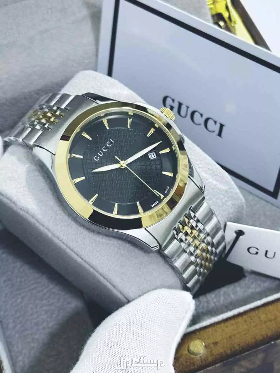 ساعات قوتشي رجالي درجة اولي طبق الاصل