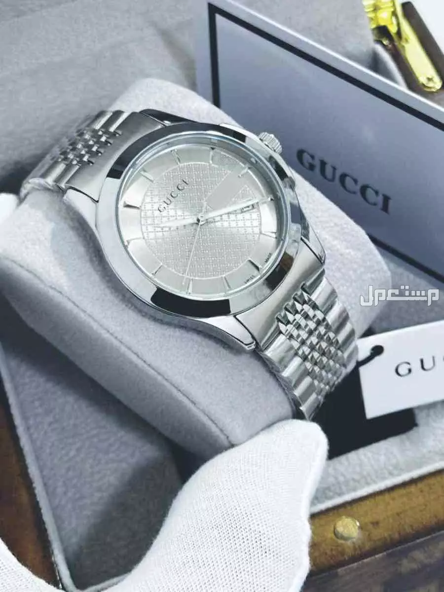 ساعات قوتشي رجالي درجة اولي طبق الاصل