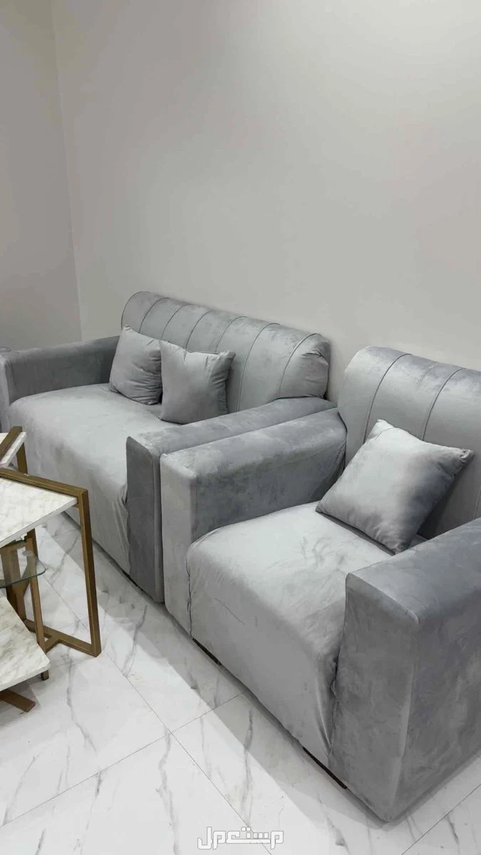 طقم كنب جديد مكون من خمس قطع 11 شخص