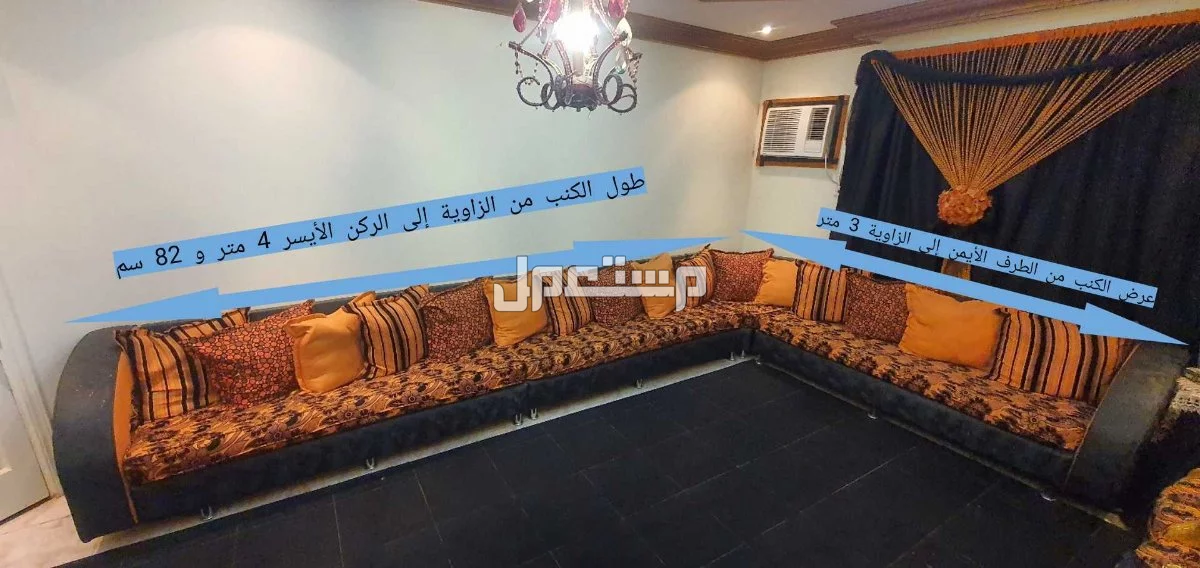 كنب متصل مجلس ضيوف في جدة والسعر على السوم