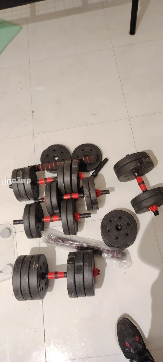 لدي اثقال وزنها 50 كيلو جديد حساب البيع لما عاد يحتاج اليها بدون شنطه في الرياض بسعر 300 ريال سعودي