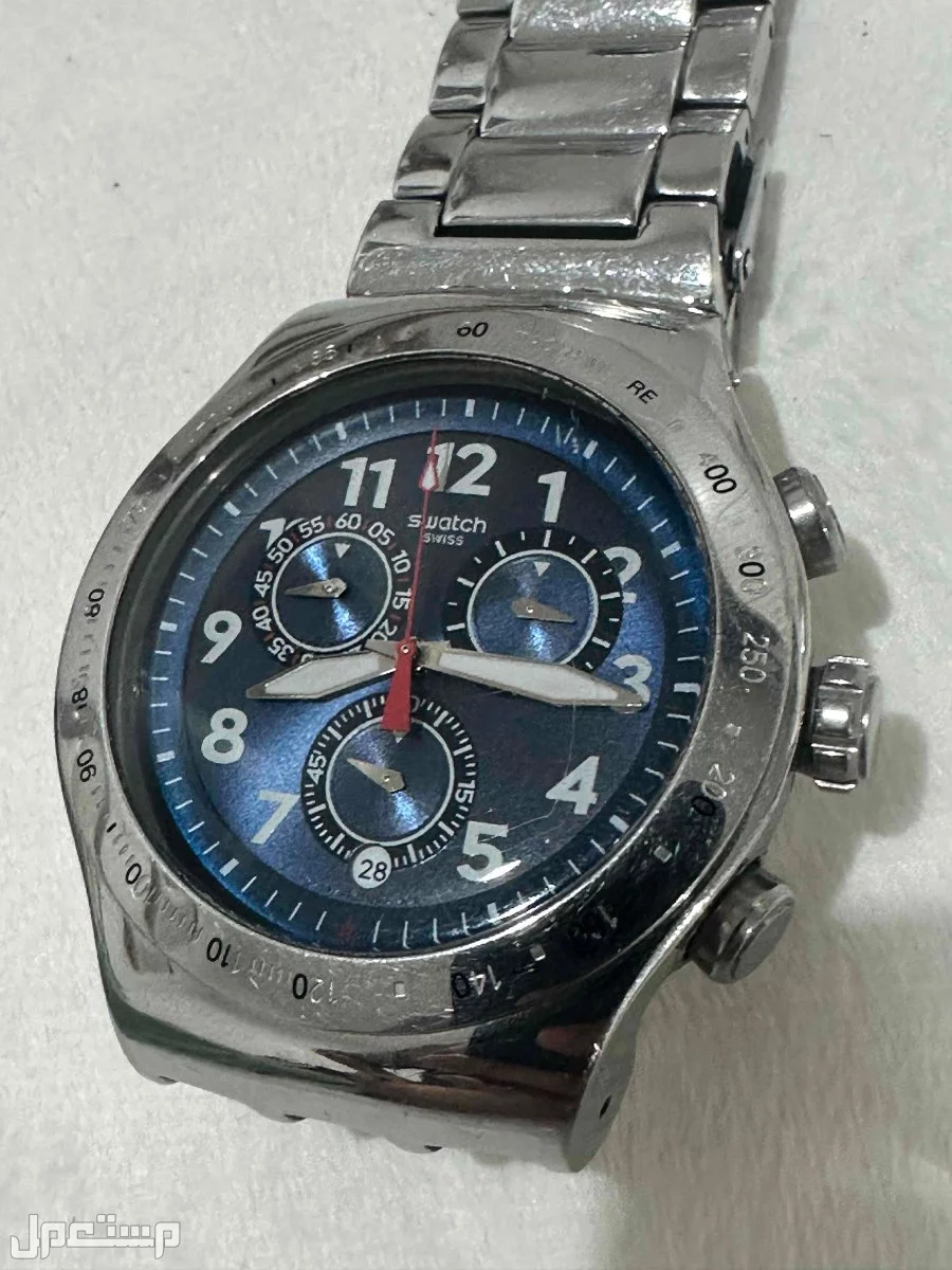 للبيع ساعة ماركة Swatch استخدام خفيف بدون بطاريه بسعر 400 ريال