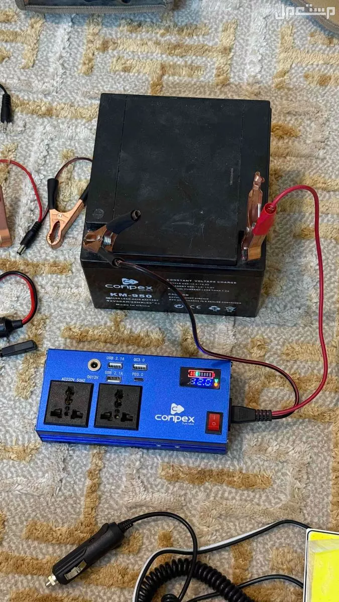 للبيع بطارية للبر ب الملحقات حقتها كم موضح في الصور في الرياض بسعر 200 ريال سعودي