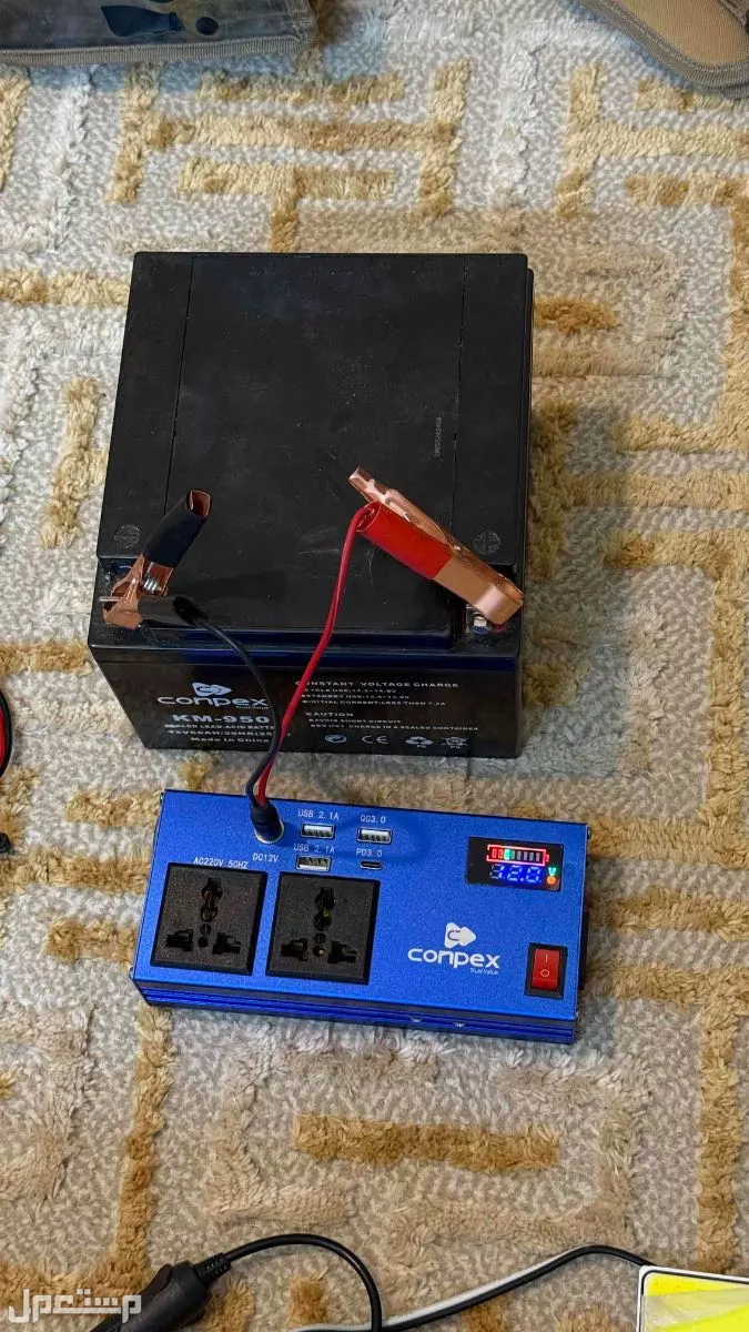 للبيع بطارية للبر ب الملحقات حقتها كم موضح في الصور في الرياض بسعر 200 ريال سعودي