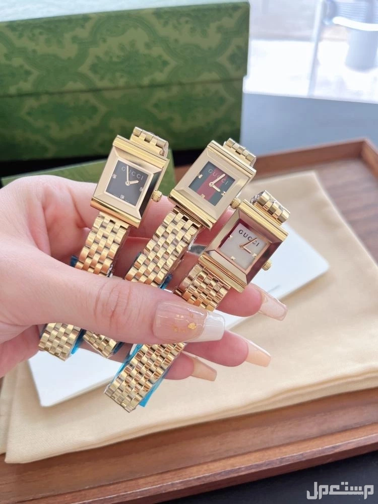 ساعات نسائية قوتشي درجة اولي طبق الاصل