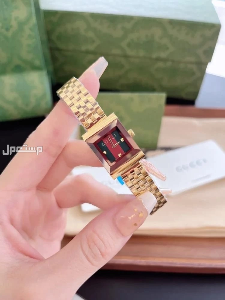 ساعات نسائية قوتشي درجة اولي طبق الاصل