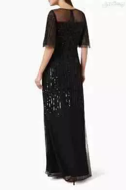 فستان سهره أسود مطرز من أوناس في الرياض بسعر 750 ريال سعودي