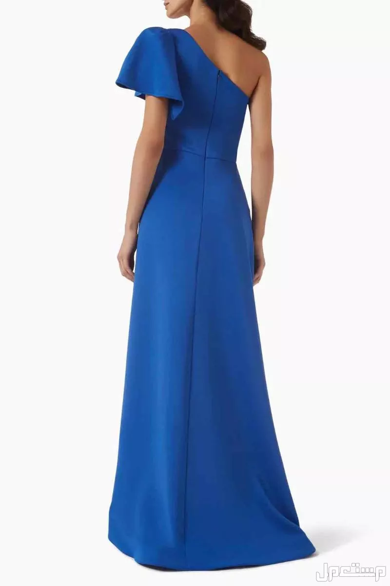 فستان سهره أزرق من المصممه نيكولا