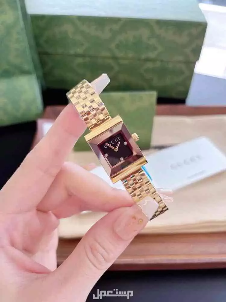 ساعات قوتشي نسائي درجة اولي طبق الاصل