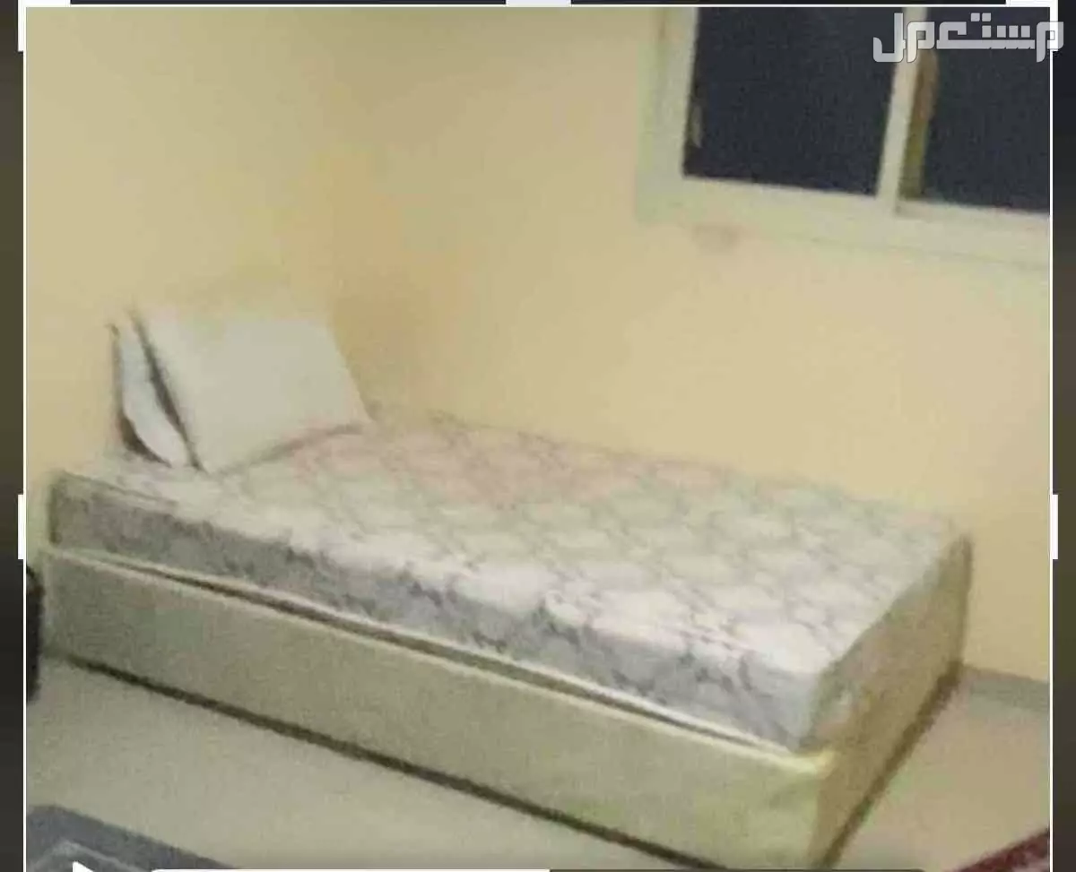 للبيع سرير ومرتبة بحالة حيده جدا بسعر 200 ريال