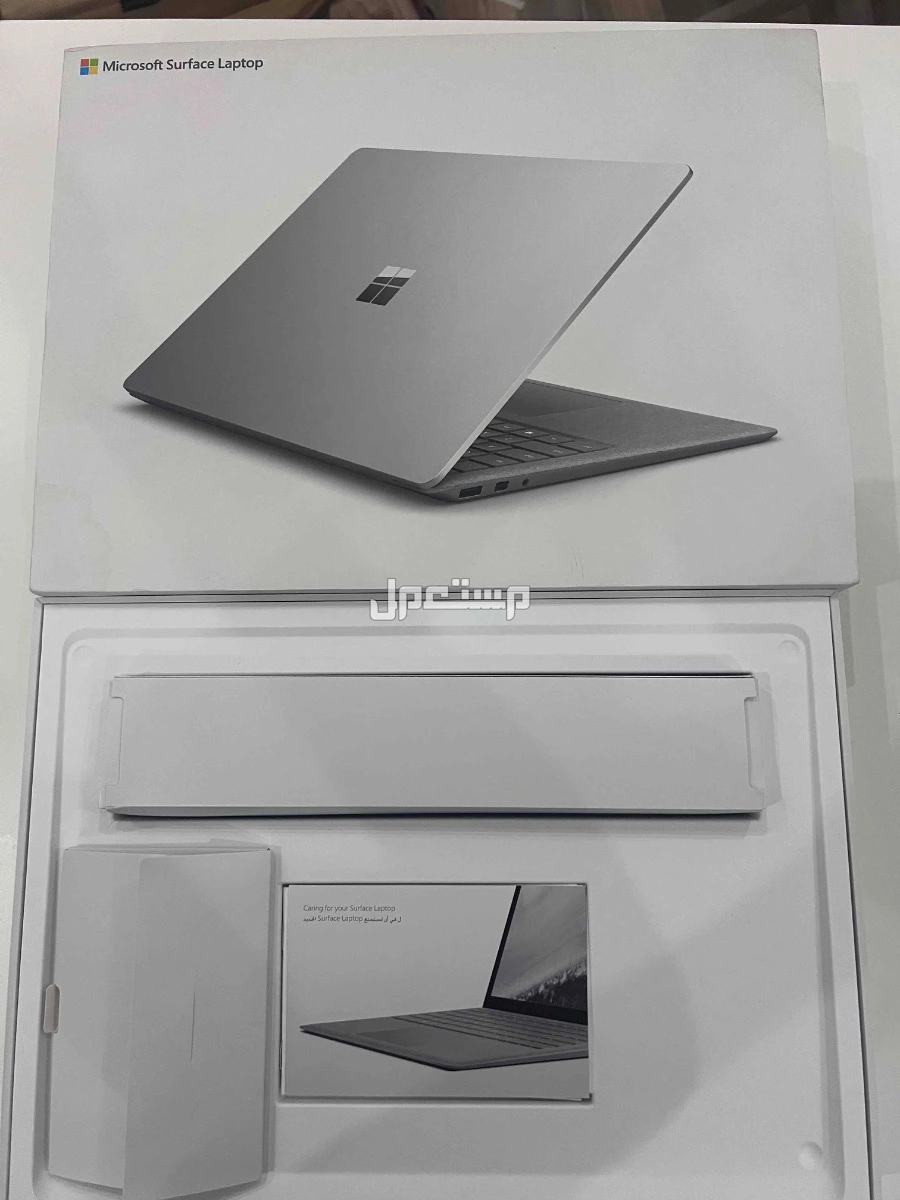 لابتوب من شركة ويندوز مطور وخفيف جداً ✨ للبيع: Microsoft Surface Laptop 2 + Arc Mouse أصلي ✨
