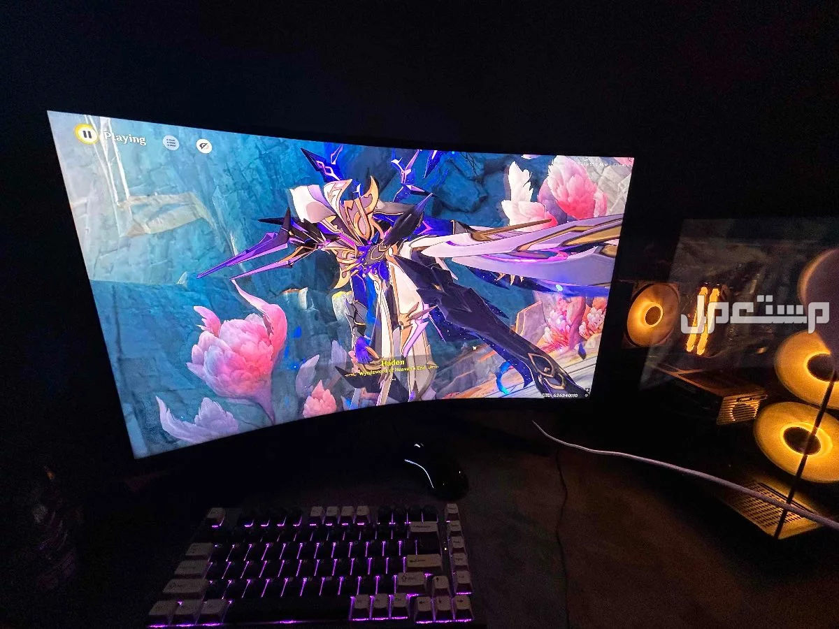 شاشة samsung oddyssey g6 2k 240 hz curved في القطيف بسعر 1600 ريال سعودي