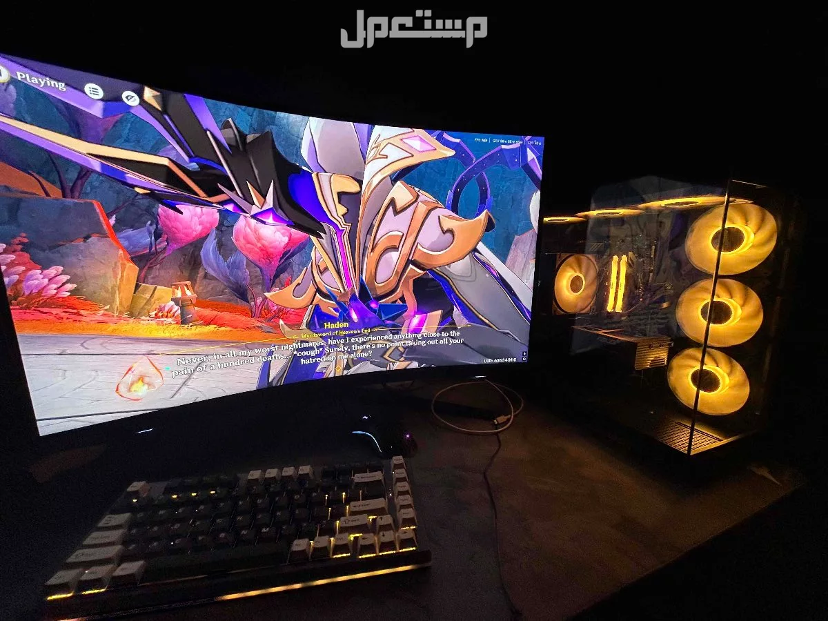 شاشة samsung oddyssey g6 2k 240 hz curved في القطيف بسعر 1600 ريال سعودي