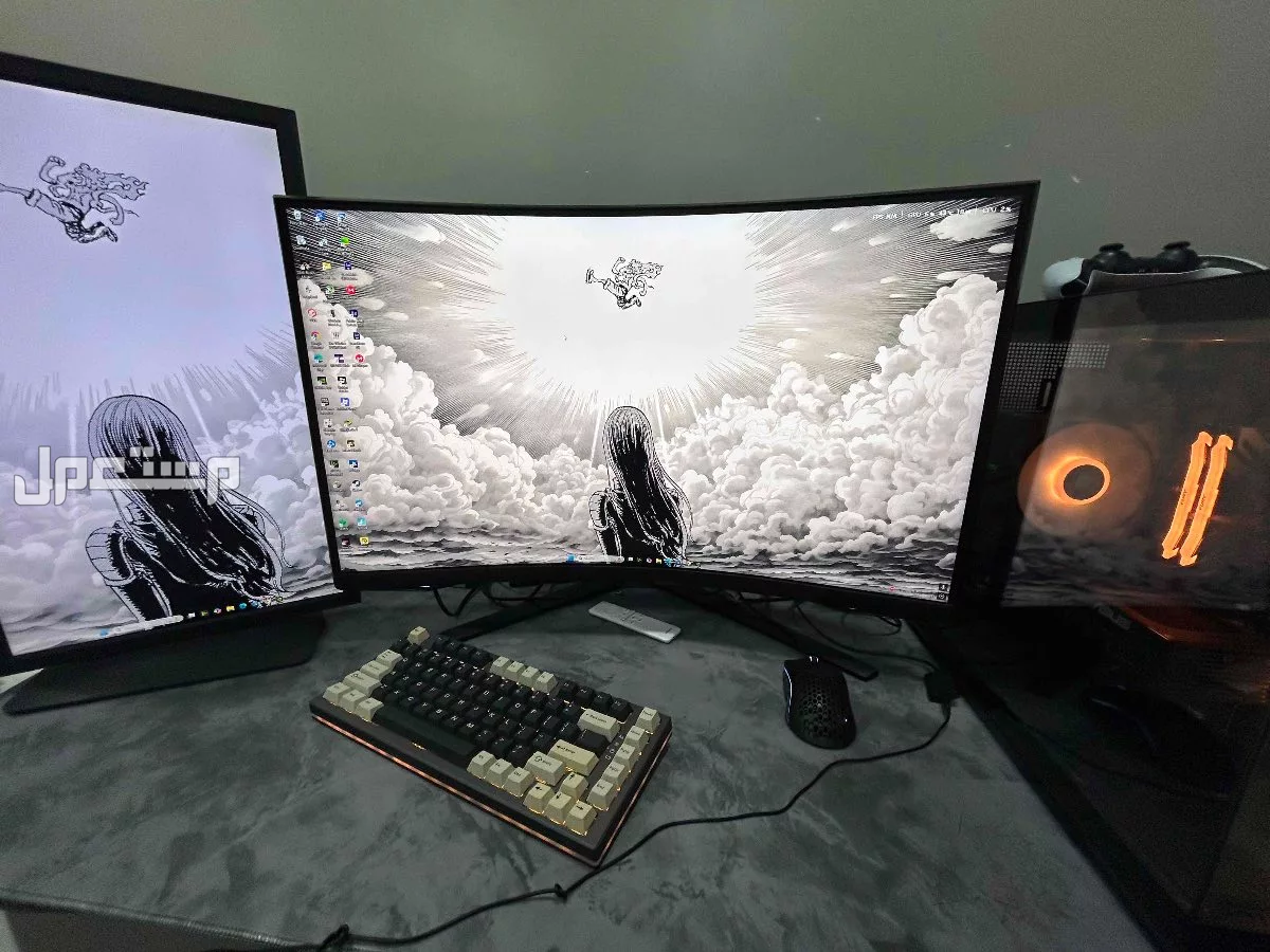 شاشة samsung oddyssey g6 2k 240 hz curved في القطيف بسعر 1600 ريال سعودي