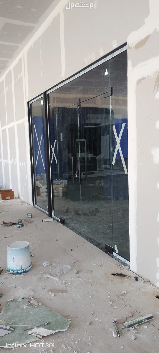 تركيب وتوريد زجاج سكريت الرياض الصناعيه القديم