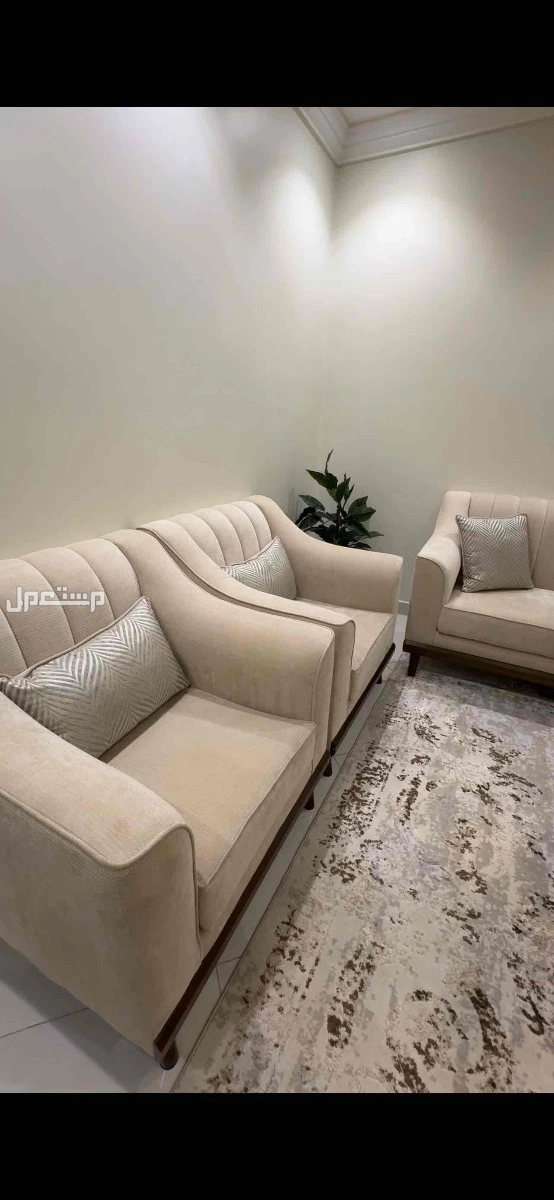 كنب تركي شامل ستاره ، طاولات ، سجادة في جدة