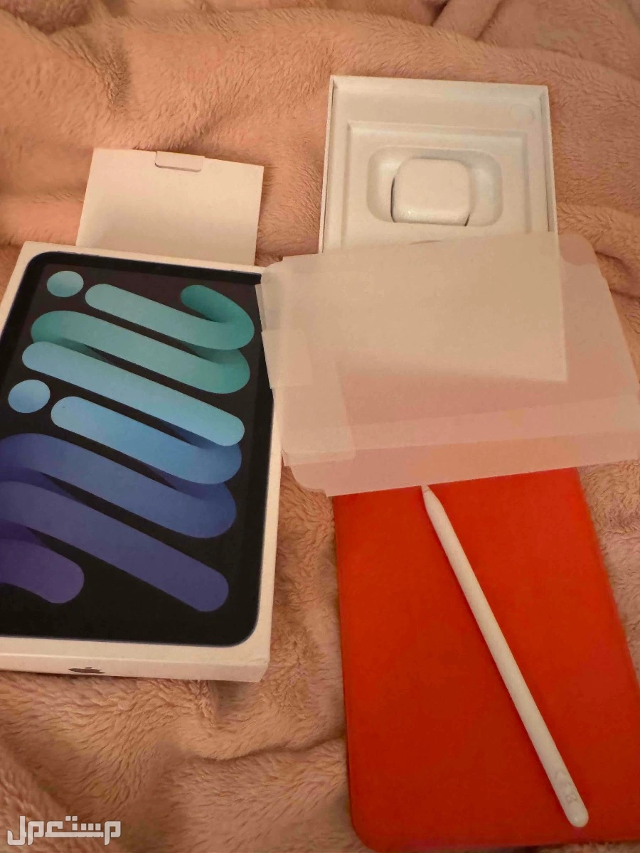 ابل ايباد مني الجيل السادس ب1300 مع قلم ابل اصلي