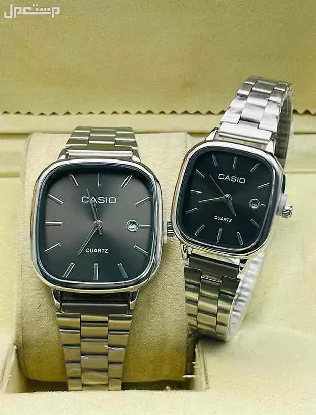 طقم ساعات كاسيو ماستر كوالتي نسائي ورجالي
