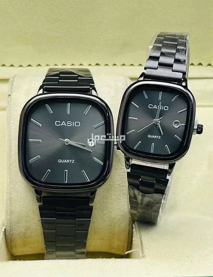 طقم ساعات كاسيو ماستر كوالتي نسائي ورجالي