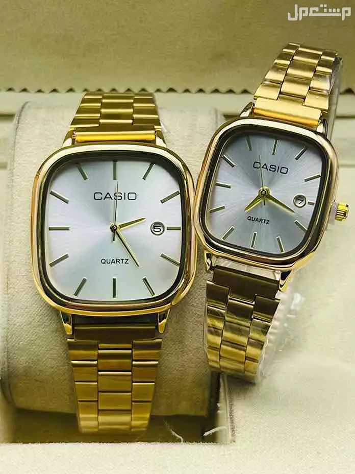 طقم ساعات كاسيو ماستر كوالتي نسائي ورجالي