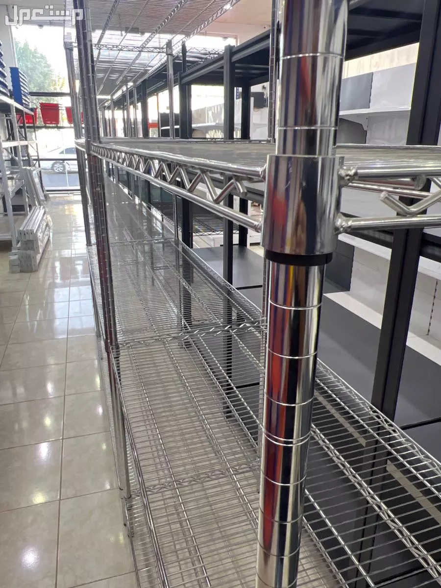 رفوف كروم مقاوم للصدأ في الرس بسعر 0001 ريال سعودي