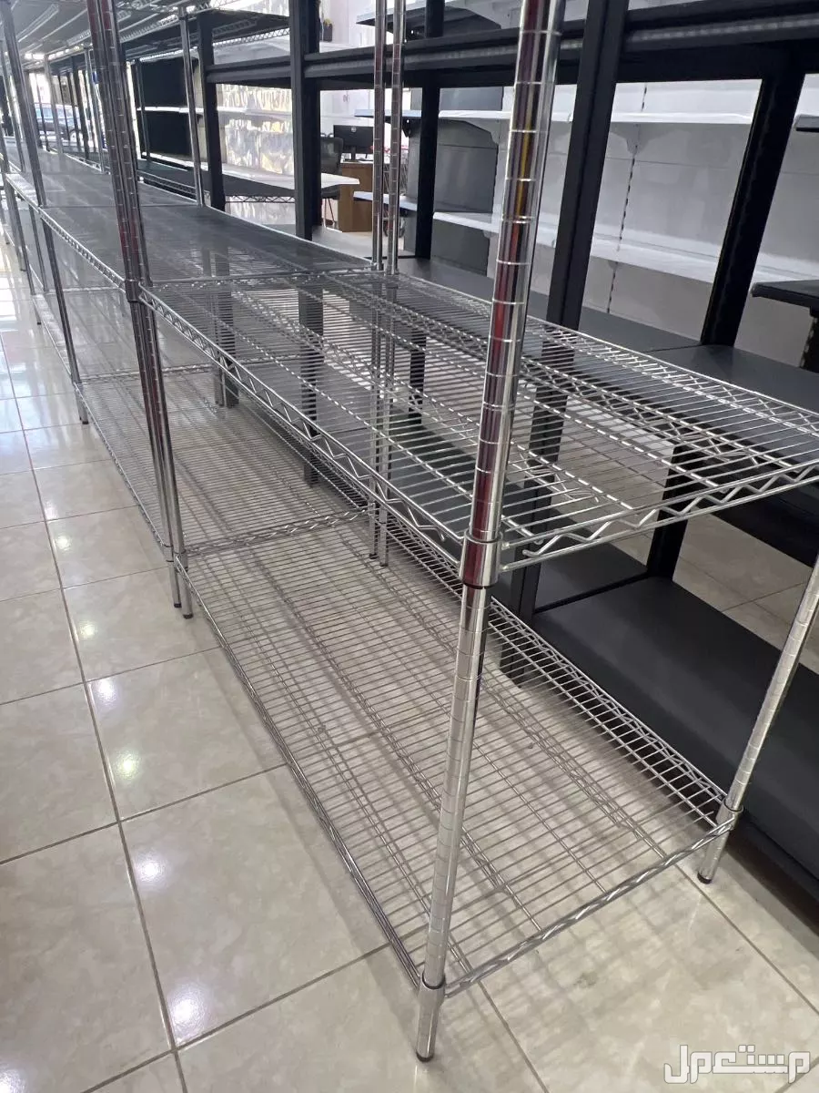 رفوف كروم مقاوم للصدأ في الرس بسعر 0001 ريال سعودي