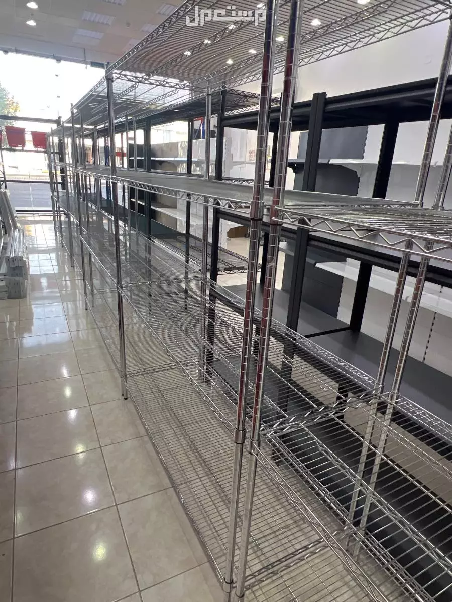 رفوف كروم مقاوم للصدأ في الرس بسعر 0001 ريال سعودي