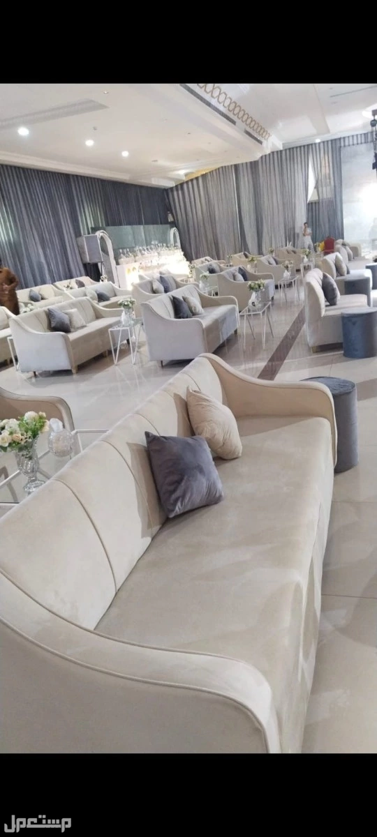 تاجير كنب فاخر وجلسات خارجيه وجميع مستلازمات الحفلات