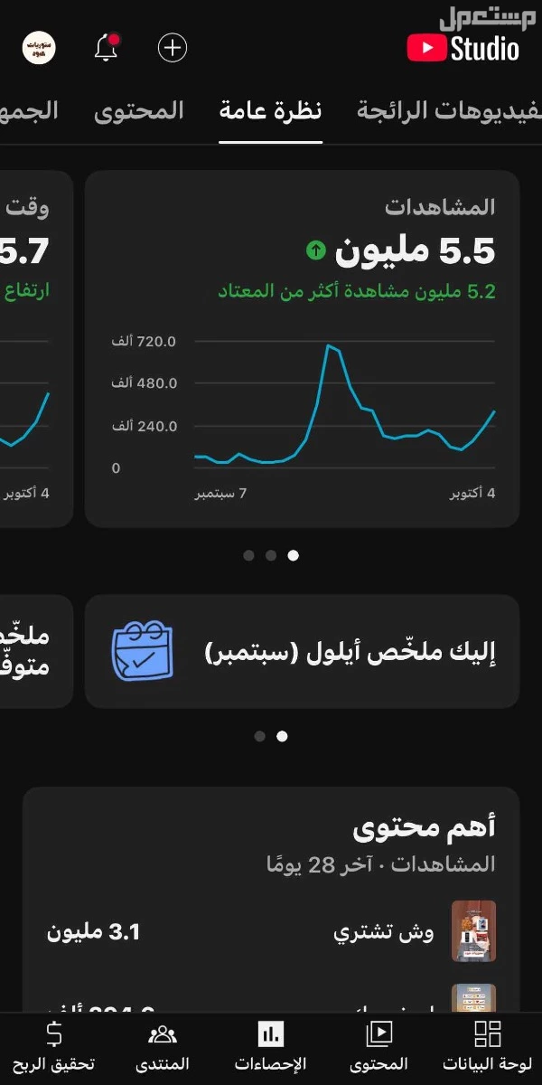 قناة يوتيوب  في الدمام بسعر 1 ريال سعودي