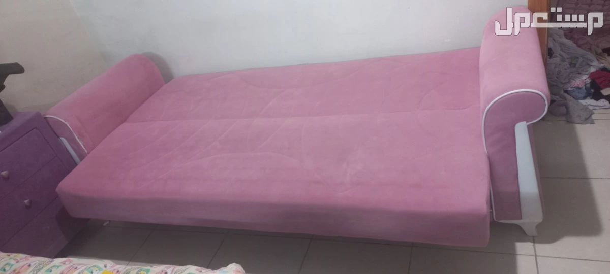 كنب اي هوم يفتح سرير نظيف جدا ب500 ريال