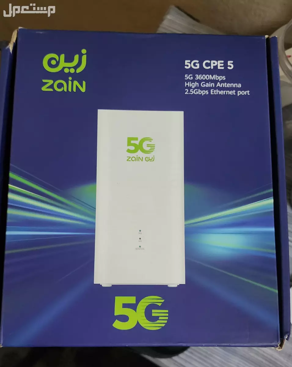 راوتر هواوي 5G زين نظيف كامل في الكرتون   اخر اصدار  في  الدمام بسعر 350  ريال سعودي قابل لتفاوض