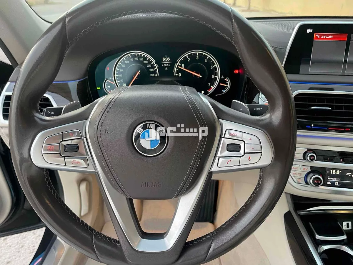 بي ام دبليو الفئة السابعة 2016 مستعملة للبيع في الرياض بسعر 12 ألف ريال سعودي